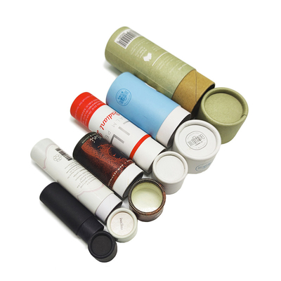 Freundliche Kraftpapier-Dosen Eco, die biologisch abbaubare Lippenbalsam-Rohre verpacken